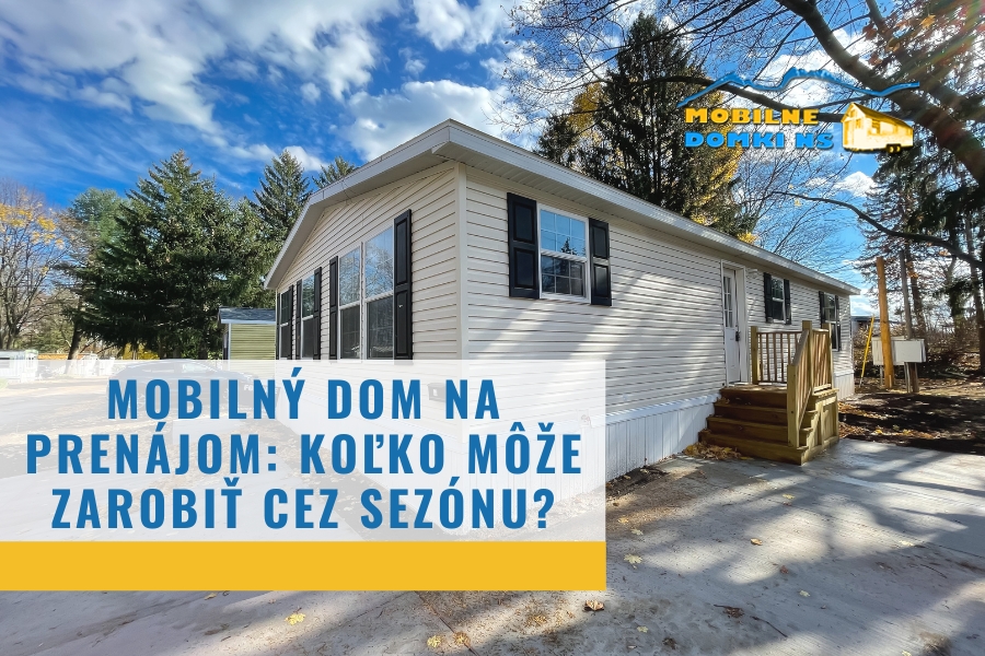 Mobilné domy na prenájom pre agroturistiku